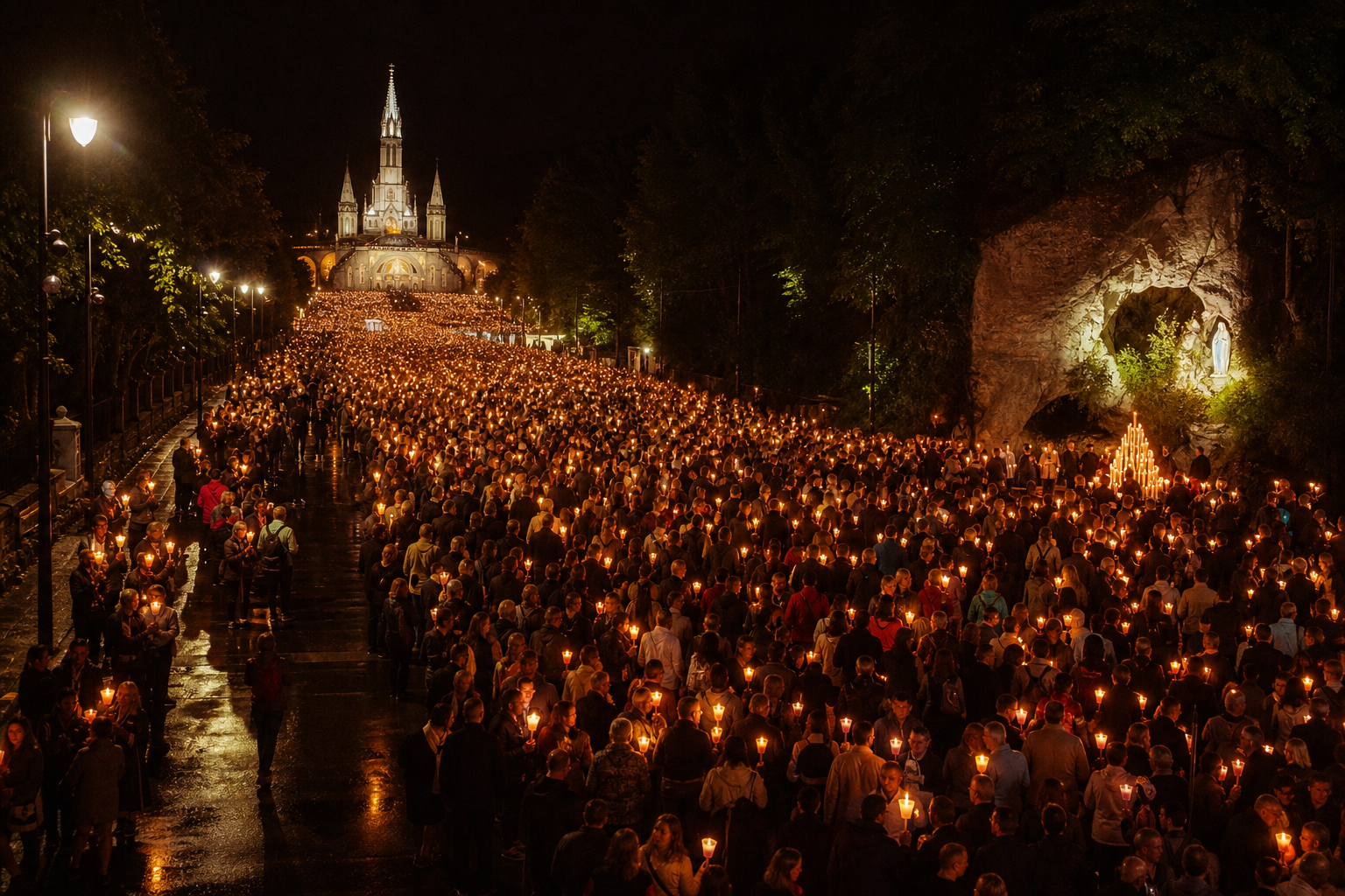 Torchlight Marian Procession